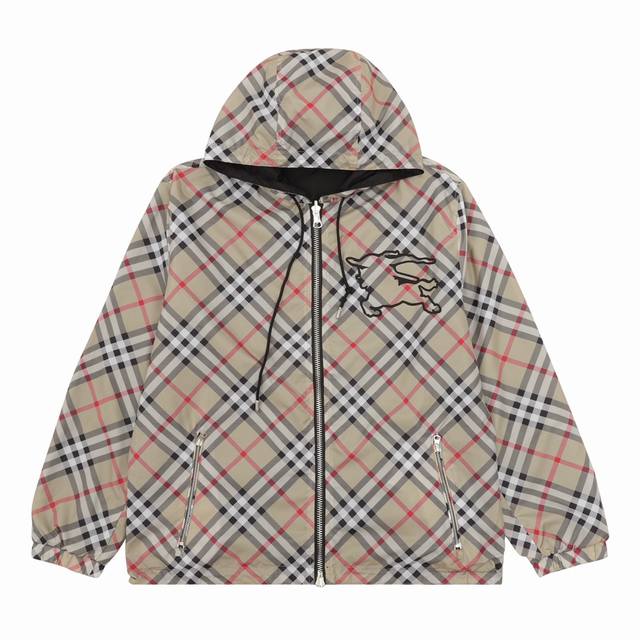 Burberry 巴宝莉 新款格纹战马双面外套 Size：Xs-L