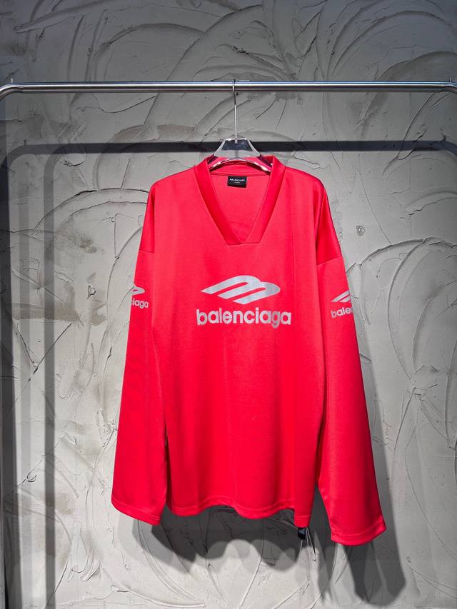 Balenciaga新款blcg 巴黎世家滑雪系列长袖爆款skiwear最新系列深v长袖t 足够廓形！春夏可单穿无压力，冬天可以在里面套一件t，一件保暖衣或者高