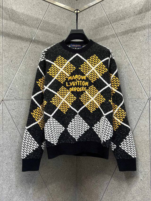 Lv 绵羊毛混纺套头毛衣 现货 S M L Xl