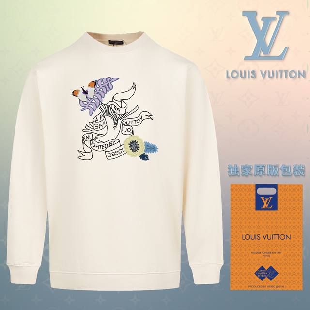 顶级版本 官网品质 配送独家图片原版包装 路易威登 Louis Vuitton 现货秒发 2024秋冬新款毛圈卫衣 搭配重工高端数码3D个性logo印花工艺，设 - 点击图像关闭