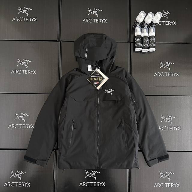 顶级实拍 区别通货 款号dj326688 Arc'Teryx Macai Lt 新款始祖鸟硬壳连帽羽绒服 新国标80绒 礼盒15 干洗泡沫剂10 巧妙搭配保暖材