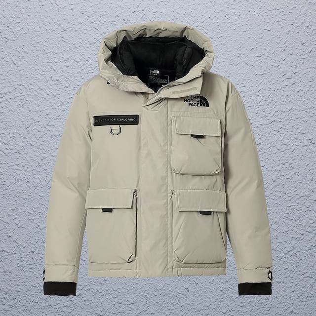 隔天 顶级版本 区别通货 款式：北面the North Face Tnf工装极地羽绒服 颜色：图片色 尺码：Xs-Xxl 面料：梭织90白鸭绒 辅料：全套定制辅