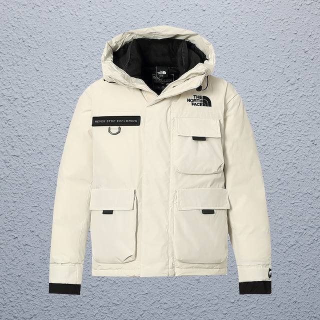 隔天 顶级版本 区别通货 款式：北面the North Face Tnf工装极地羽绒服 颜色：图片色 尺码：Xs-Xxl 面料：梭织90白鸭绒 辅料：全套定制辅