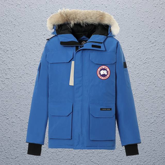 隔天 顶级版本 Nfc芯片狼毛版本 款式：Canada Goose Expedition Parka24新款加拿大鹅远征派克大衣羽绒服 颜色：图片色 尺码：Xs