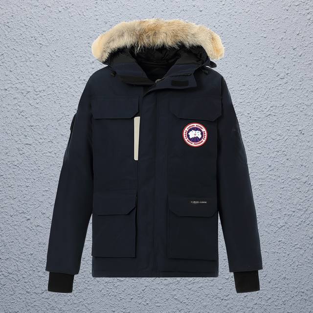 隔天 顶级版本 Nfc芯片狼毛版本 款式：Canada Goose Expedition Parka24新款加拿大鹅远征派克大衣羽绒服 颜色：图片色 尺码：Xs