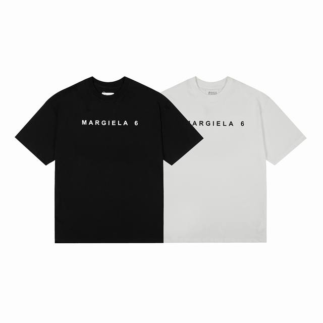 948# Maison Margiela 马吉拉mm6四角标经典标语印花短袖 面料：采用原版定制260G 26支重磅精梳棉 质感极佳且分量感十足 进口定制纱线