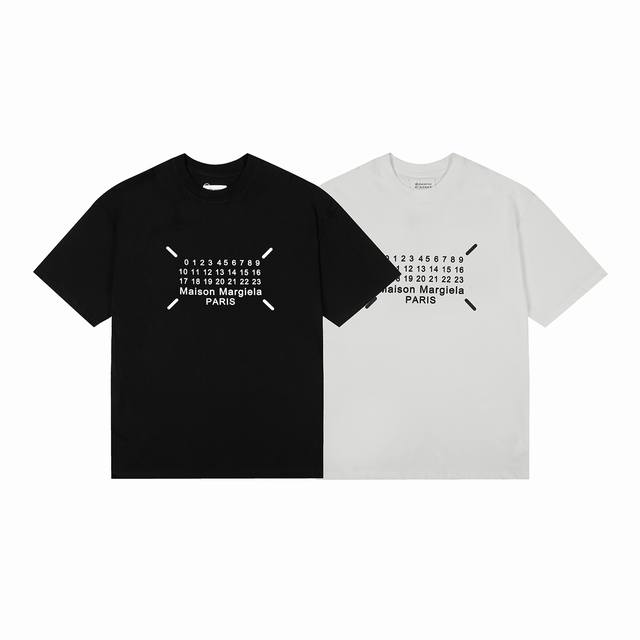 947# Maison Margiela 马吉拉mm6四角标印花字母短袖 面料：采用原版定制260G 26支重磅精梳棉 质感极佳且分量感十足 进口定制纱线 直喷