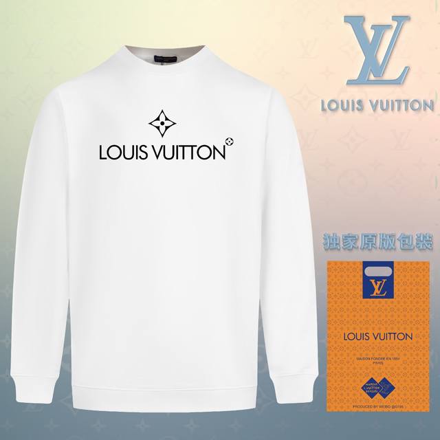 顶级版本 官网品质 配送独家图片原版包装 路易威登 Louis Vuitton 现货秒发 2024秋冬新款毛圈卫衣 搭配重工高端数码3D个性logo印花工艺，设