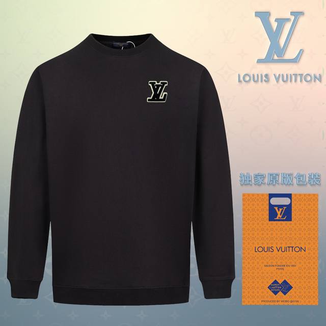 顶级版本 官网品质 配送独家图片原版包装 路易威登 Louis Vuitton 现货秒发 2024秋冬新款毛圈卫衣 搭配重工高端数码立体刺绣精致logo定标工艺