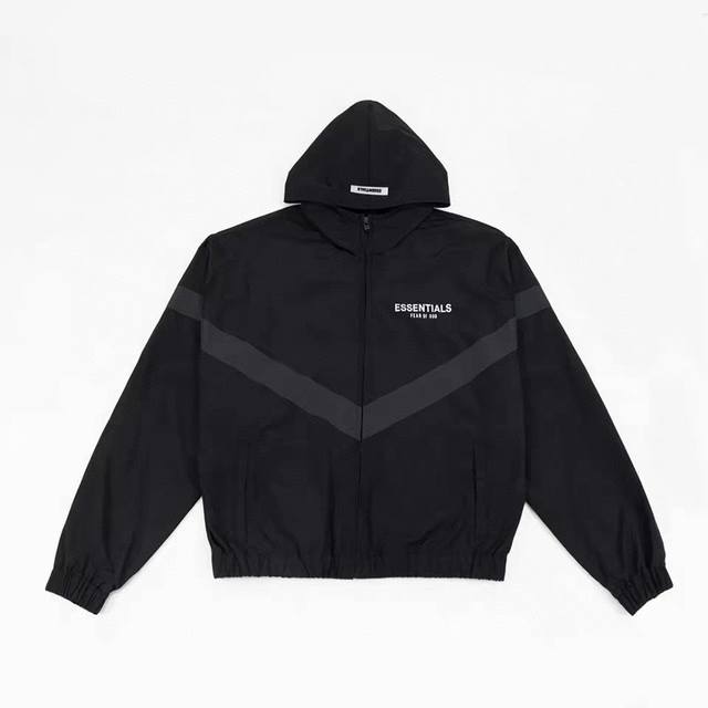 Fog Fear Of God Essentials Gx Fog19Aw 3M反光夹克冲锋衣，复线爆款，满满机能风格，标配双层，梭织面料配搭网眼内衬，胸前小l