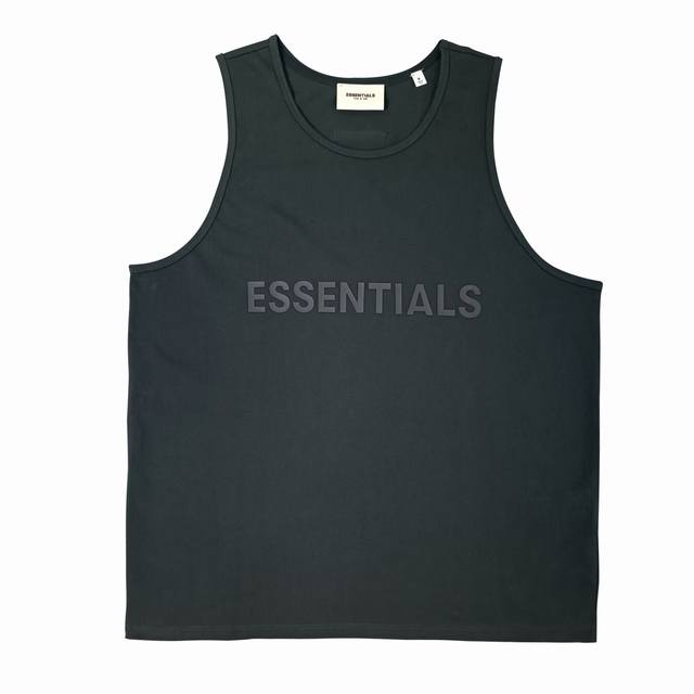 上新 顶级版本fear Of God Essentials Fog 新款胸前硅胶男女明星同款纯棉背心 Essentals 前年年底带来了全新的 “Califor