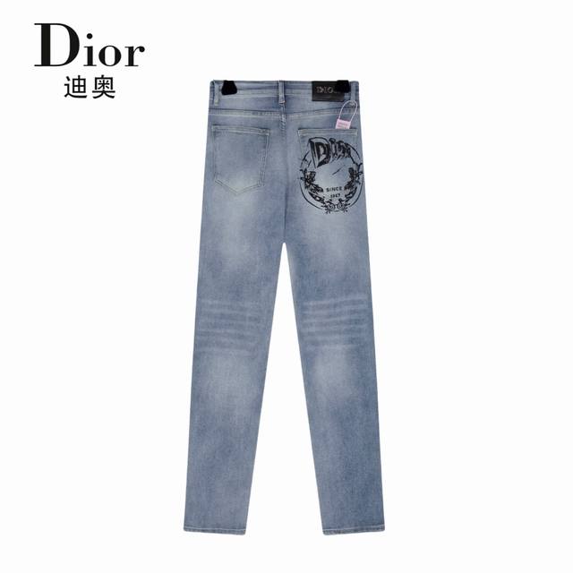 高端 款号：Yy012 上新 Dior ｜迪奥 24Ss 艺术家1947花卉印花字母修身牛仔裤- 进口原版水洗弹力面料 原版五金辅料装logo，版型修身超正 档