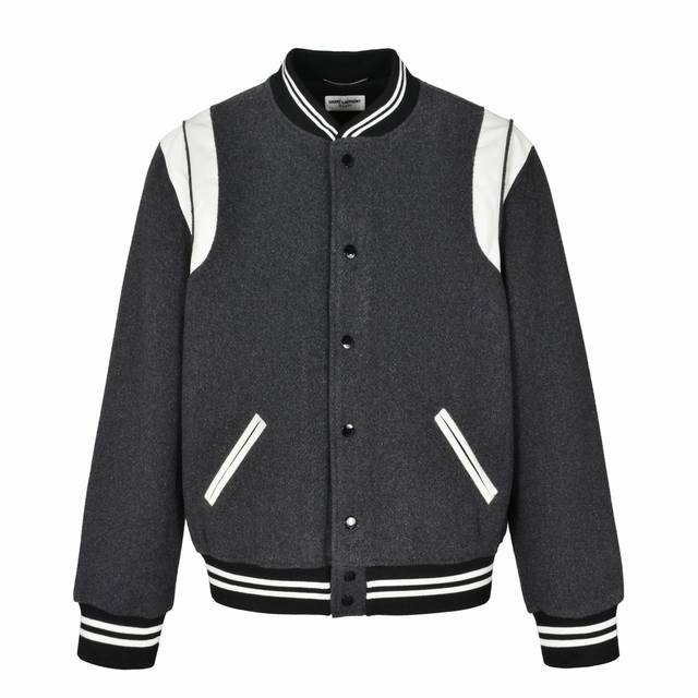 官网1:1原单品质 Slp 经典元年棒球服 灰色 原13,000购入，定织定染全网独家高磅数羊毛，大身面料遵循原版采用羊毛粗纺800G，90%梭织羊毛面料，正确