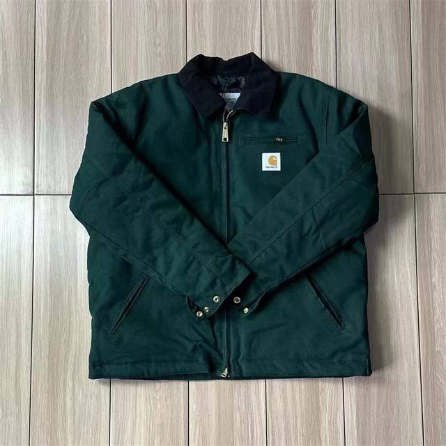 款号：G1336 卡哈特五色工装棉服 -Carhartt 卡哈特 底特律 复古帆布 重磅厚工装夹克加棉外套- 尺码：S～Xl 版型偏大一些 棉服版本，定织高密纯