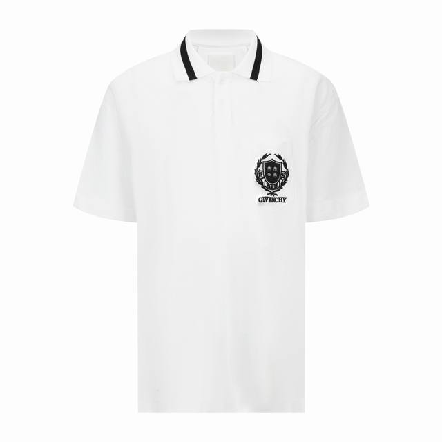 D Givenchy 纪梵希crest D Polo衫 面料：采用60支丝光珠地 轻薄透气. 定织定染. 面料纯棉纱织定织.双珠地眼洞.上身立体不贴身. 面料：