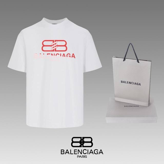 全年不下架 Balenciaga 巴黎世家 24Ss 经典t恤短袖 不需要所谓烂大街的华丽文案 主打品质 - 面料经过2次高温缩水固色 不变形不缩水不起球 -正