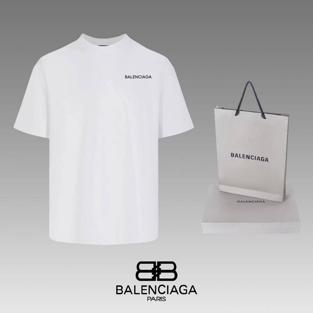 全年不下架 Balenciaga 巴黎世家 24Ss 经典t恤短袖 不需要所谓烂大街的华丽文案 主打品质 - 面料经过2次高温缩水固色 不变形不缩水不起球 -正