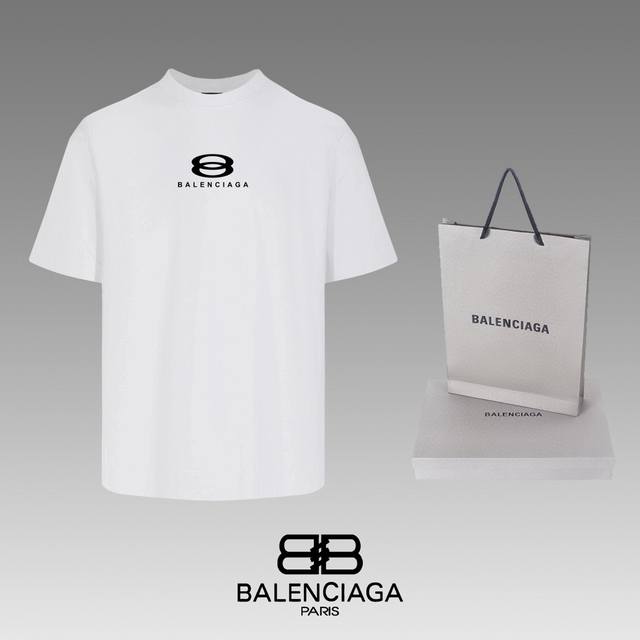 全年不下架 Balenciaga 巴黎世家 24Ss 经典t恤短袖 不需要所谓烂大街的华丽文案 主打品质 - 面料经过2次高温缩水固色 不变形不缩水不起球 -正