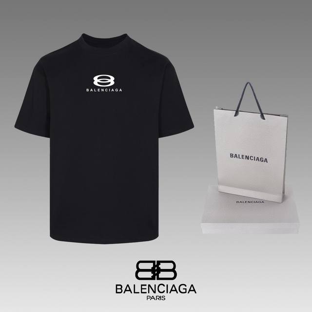 全年不下架 Balenciaga 巴黎世家 24Ss 经典t恤短袖 不需要所谓烂大街的华丽文案 主打品质 - 面料经过2次高温缩水固色 不变形不缩水不起球 -正