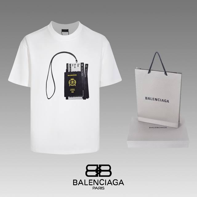 全年不下架 Balenciaga 巴黎世家 24Ss 经典t恤短袖 不需要所谓烂大街的华丽文案 主打品质 - 面料经过2次高温缩水固色 不变形不缩水不起球 -正