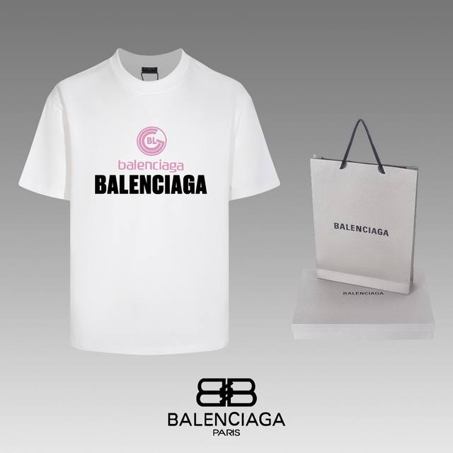 全年不下架 Balenciaga 巴黎世家 24Ss 经典t恤短袖 不需要所谓烂大街的华丽文案 主打品质 - 面料经过2次高温缩水固色 不变形不缩水不起球 -正