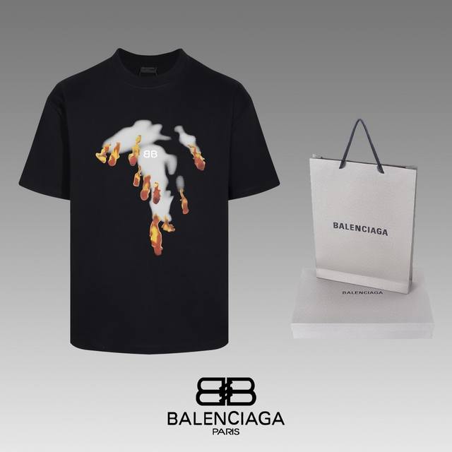 全年不下架 Balenciaga 巴黎世家 24Ss 经典t恤短袖 不需要所谓烂大街的华丽文案 主打品质 - 面料经过2次高温缩水固色 不变形不缩水不起球 -正