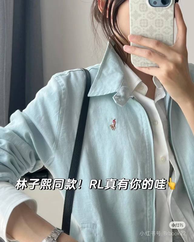 顶级品质 款号：8089# 拉夫劳伦ralph Lauren彩色小马亚麻牛仔蓝短款复古夹克外套 拉夫劳伦ralph Lauren彩色小马标亚麻做旧系牛仔短款复古