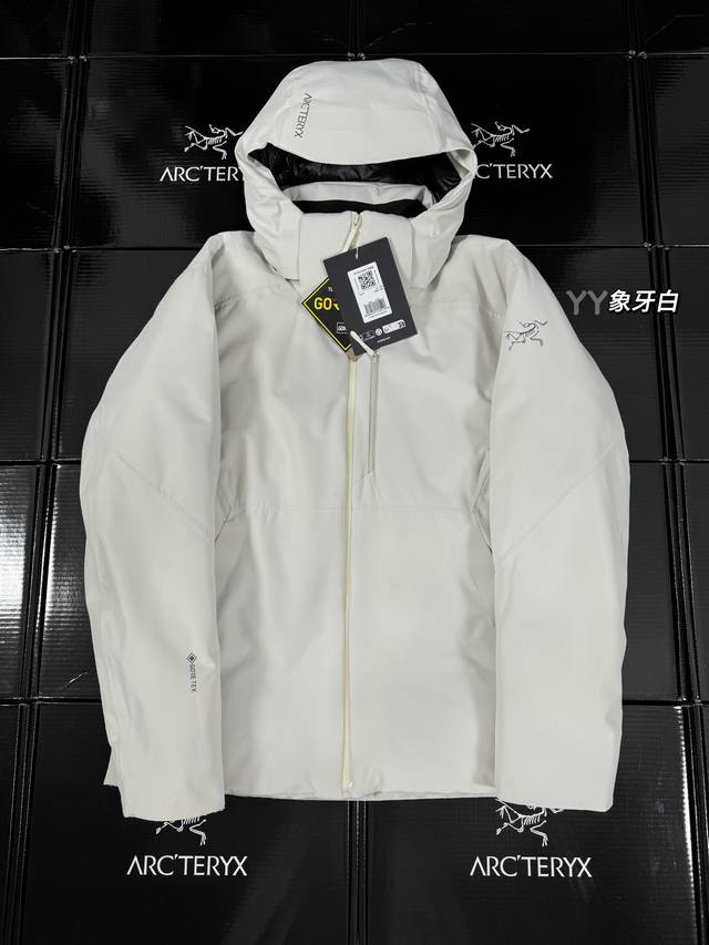 款号r45 顶级版本 始祖鸟ralle Insulated Gore-Tex 防水男子保暖羽绒服外套 可拆卸帽子 Arc'Teryx 瑞友系列夹克商务鸟羽绒服