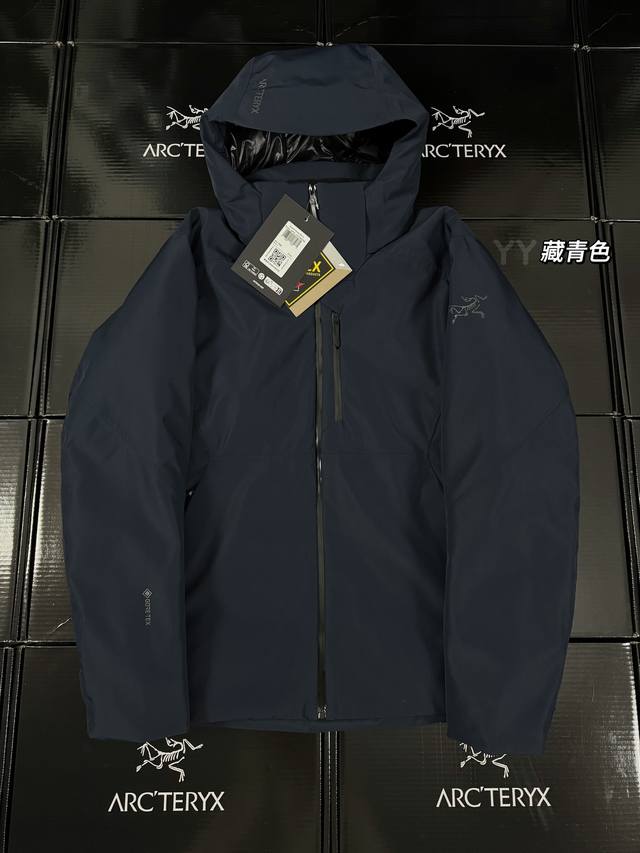 款号r45 顶级版本 始祖鸟ralle Insulated Gore-Tex 防水男子保暖羽绒服外套 可拆卸帽子 Arc'Teryx 瑞友系列夹克商务鸟羽绒服