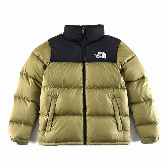 The North Face 北面 1996 抹茶绿羽绒服 #男女同款#最高版本 美国原厂原版数据开版，比例协调、宽松、保暖、时尚！650蓬 全新进口百灵达绣花