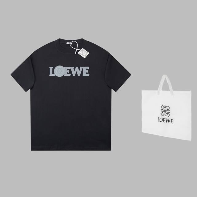 可配手提袋5 罗意威 Loewe 25Ss早春新款 字母logo胶膜发泡短袖 轻奢主义 男女日常通勤穿搭必备单品 正确版本 欢迎对比 详细特征 280克100%