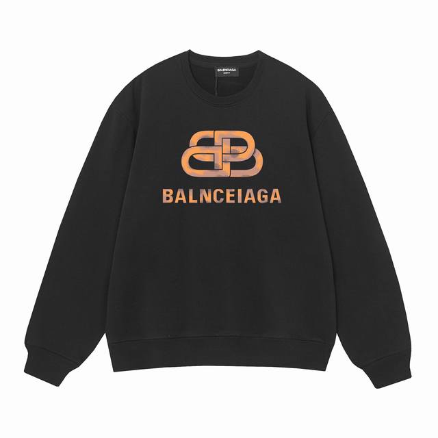 3466# Balenciaga巴黎世家400克印花圆领大毛圈卫衣 1：1对版面料400克毛圈高克重纯棉，提前做过预缩水1X1双纱怎么洗都不会变形，正确版本吊牌