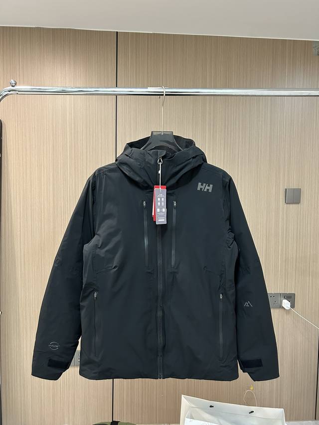 Helly Hansen Hh男士户外登山防寒防风冲锋衣羽绒服43232 3、内胆填充高品质90 10鹅绒，蓬松度750 Down Plus 充绒量分别260