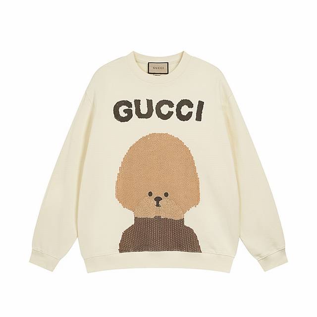 款号：711， Gucci新品！2024秋冬系列高克重卫衣 选用客供定制针织100%纯棉面打造,面料手感细腻，厚实有质感的纯棉布 高密度的机织工艺，如棉絮般柔紧