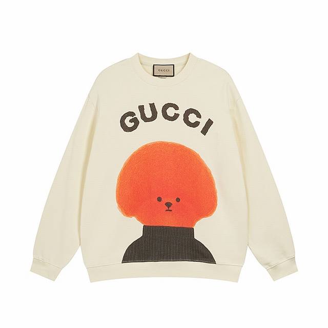 款号：713， Gucci新品！2024秋冬系列高克重卫衣 选用客供定制针织100%纯棉面打造,面料手感细腻，厚实有质感的纯棉布 高密度的机织工艺，如棉絮般柔紧