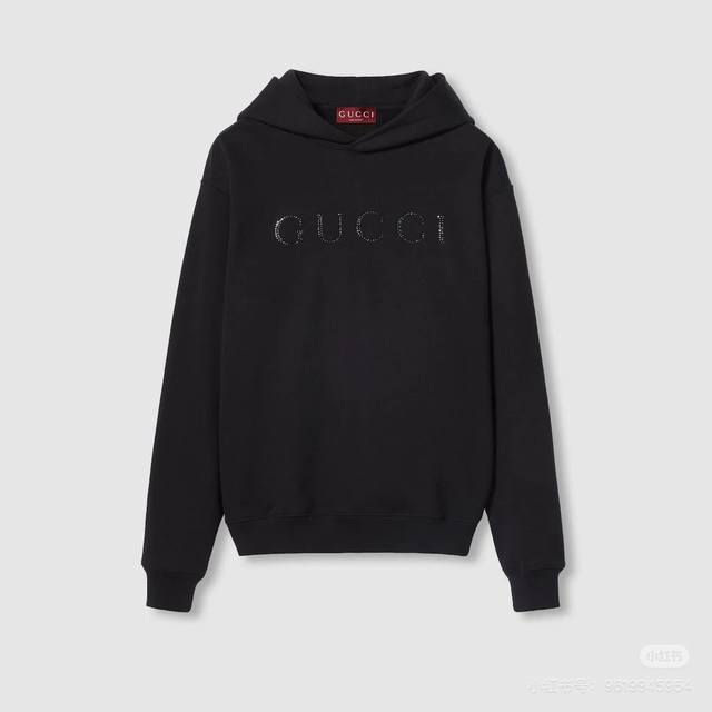 款号：603， Gucci新品！2024秋冬系列高克重卫衣 选用客供定制针织100%纯棉面打造,面料手感细腻，厚实有质感的纯棉布 高密度的机织工艺，如棉絮般柔紧