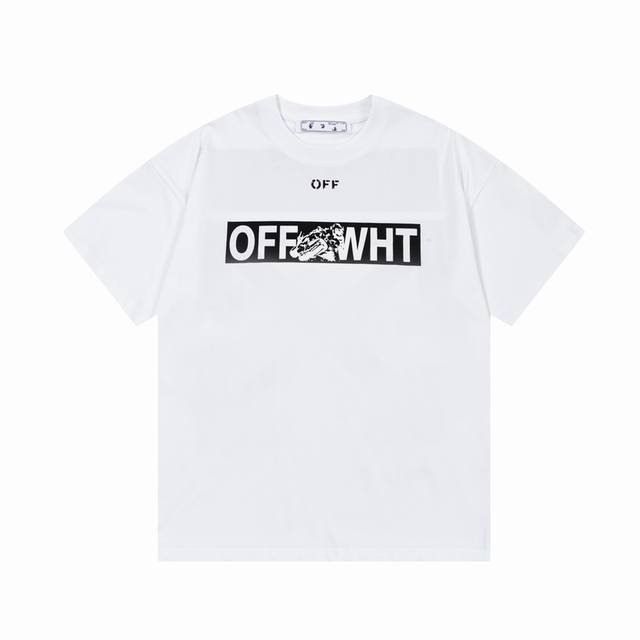 D Off-White 箭头字母赛车大logo 原版面料 官方同款 短袖t恤 定制 同缸染面料 手感非常舒服 春夏最新砖柜同步 时尚又个性 超级百搭好看的一款