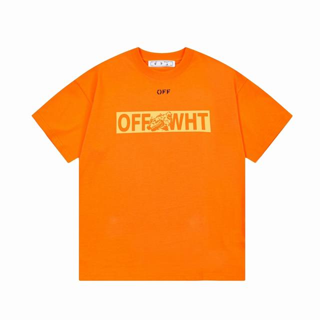 D Off-White 箭头字母赛车大logo 原版面料 官方同款 短袖t恤 定制 同缸染面料 手感非常舒服 春夏最新砖柜同步 时尚又个性 超级百搭好看的一款