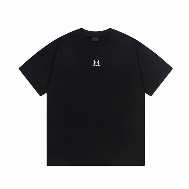 Balenciaga 巴黎世家 双面 字母刺绣 Logo标识印花 精致升级。短袖t恤 原版面料 官方同款 短袖t恤 定制260克同缸染面料 手感非常舒服 春夏最