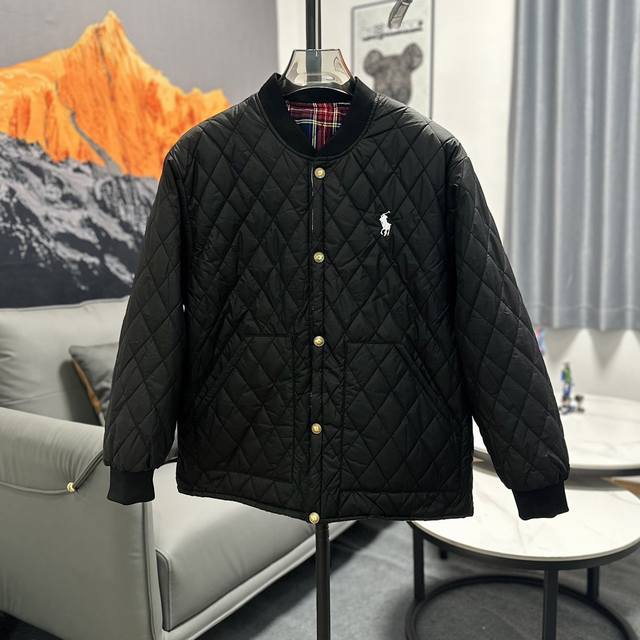 高品质｜经典之作- 拉夫劳伦棉服外套，拉夫劳伦外套 Ralph Lauren 拉夫两面穿棉衣 今年冬天第一件两面穿棉服m！！！可以双面穿就是很绝啊！另一面就是配