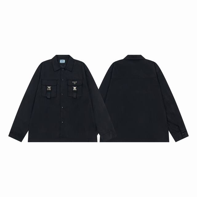 款号：1F8 Prada*普拉达2024Ss尼龙机能夹克外套 重磅秋季单品来袭 官网正品打扮 定制尼龙面料 不记成本 追求完美 普拉达旗下专属面料 成就完美单品