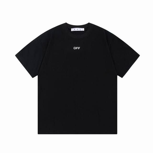 Off-White 星球轨道字母大logo印花 原版面料 官方同款 短袖t恤 定制 同缸染面料 手感非常舒服 春夏最新砖柜同步 时尚又个性 超级百搭好看 男女都