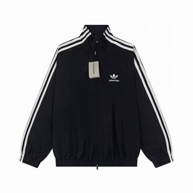 外套 款号：8169-顶级版本 Balenciaga巴黎世家adidas 阿迪三叶草联名套装 宽松运动休闲百搭套装 裤子外套可分开购买 Adidasxbalen