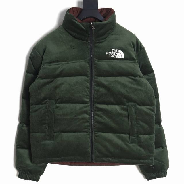 款号：6056-顶级版本 The North Face Tnf 北面 23Aw 92S限定款灯芯绒两面穿羽绒服 有备用防雨帽隐藏折叠在衣领内灯芯绒一面前后胸采用