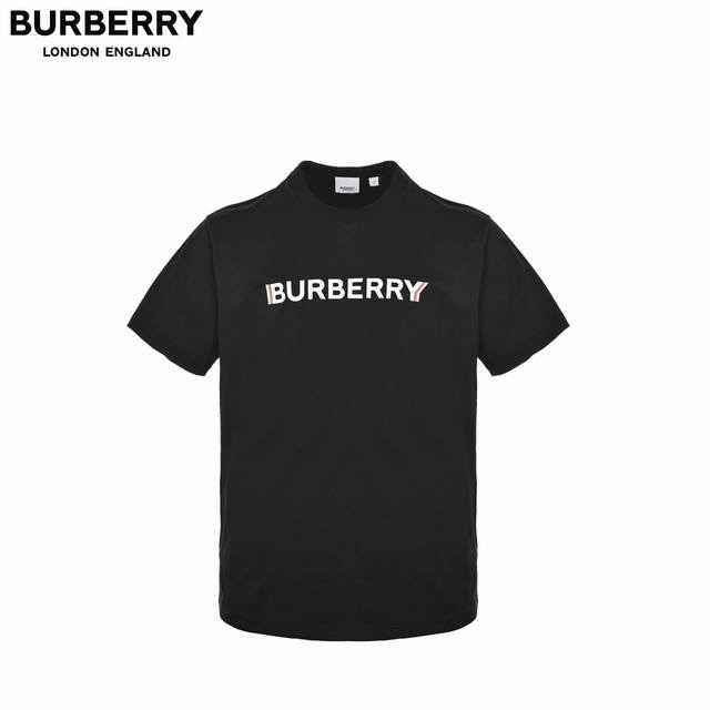 巴宝莉 Burberry 24Fw 伦敦限定重影短袖 简约风整体图案简洁大方而又不失格调手感舒适顺滑 宽大的Oversize字母T恤给人最深印象能真正展现出属于