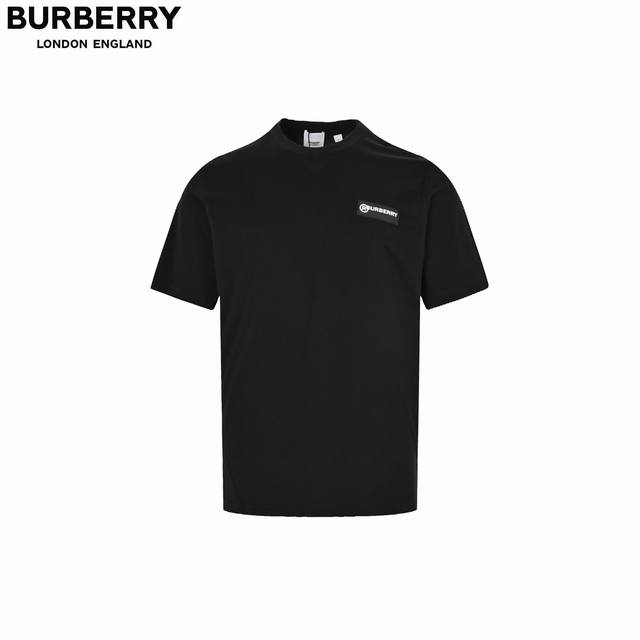 巴宝莉 Burberry 经典格子布拼接圆领短袖 经典Vintage格纹图案细诉百年英伦品牌的历史底蕴 精致而独到的一款时髦范儿T恤 客供细纹针织棉材质内里拼接