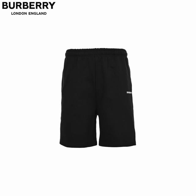 Burberry 巴宝莉 24Fw经典小标Logo 短裤 经典字母刺绣 专柜定制面料 1:1开发 三标齐全 超级质感柔软透气 时尚拼接 品牌元素设计理念 体现高