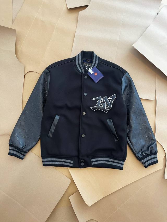 Fw22 Louis Vuitton 路易威登走秀款暗黑小丑恶魔刺绣棒球服外套 实拍图 顶级版本 随意对比市面任意版本 Lv官方走秀款 市场独家版本 独家供应