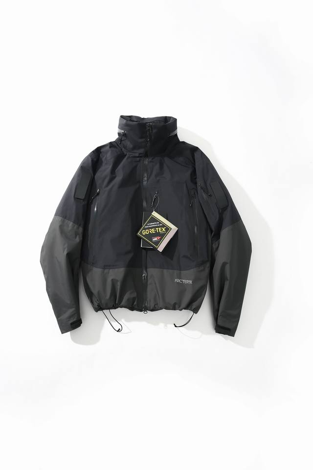 鸟家顶流款 Arctery'x X System A 滑雪系列 Axisinsulated Jacket 户外防风保暖可收纳连帽夹克外套棉服 颜色：极夜黑 极圈