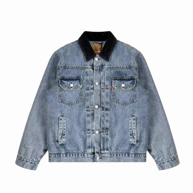 上新供 王炸单品 Stussy X Levi's 150周年浮雕牛仔外套夹克 街头鼻祖Stussy热度不减持增美式工装穿搭指南简约复古每季单品都极具吸引力 整件